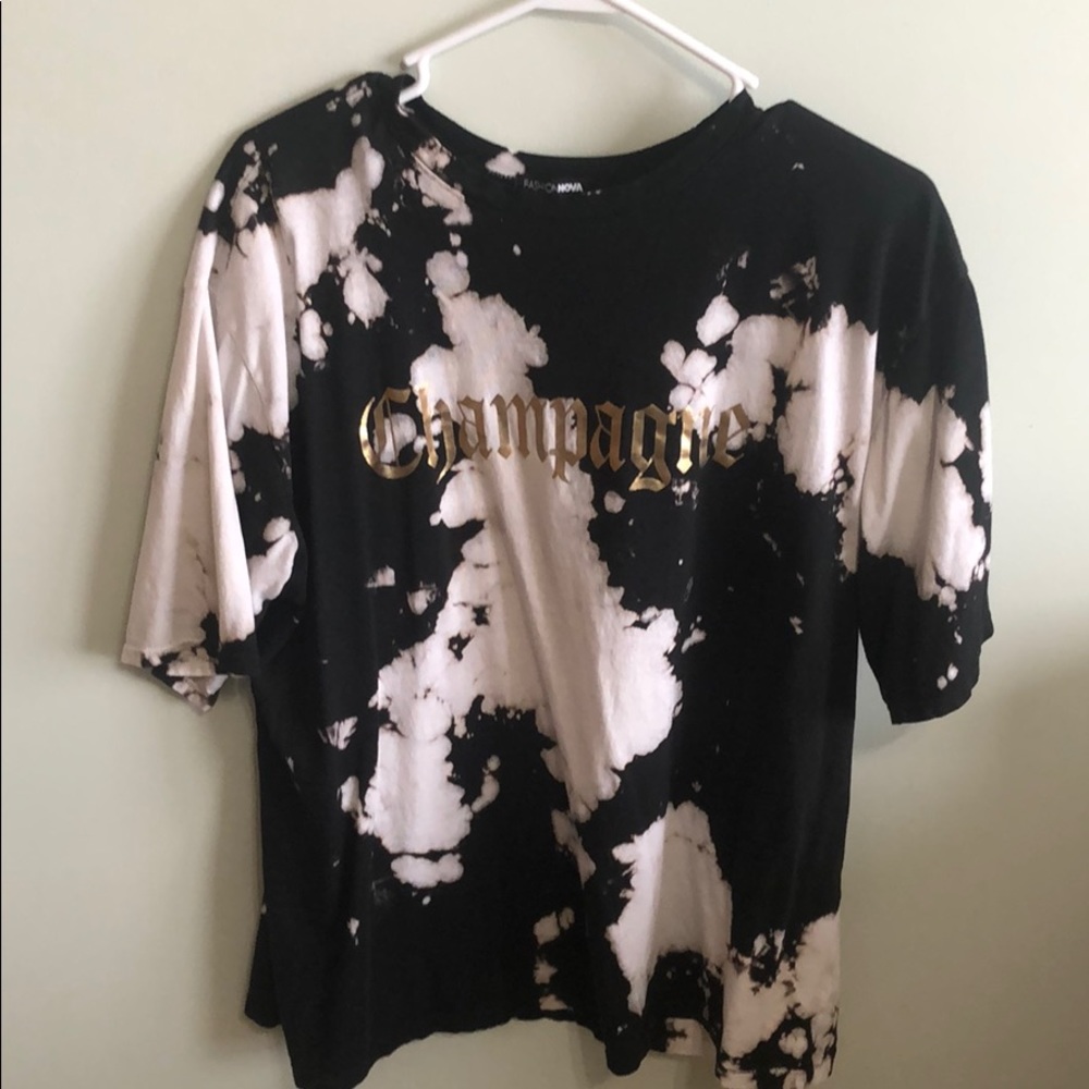 Marble champagne shirt